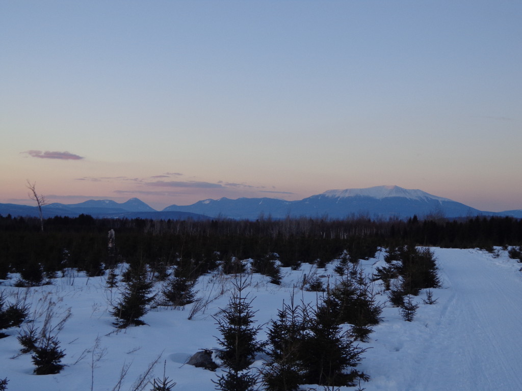 View of Mt Katahdin from Parkway Trail